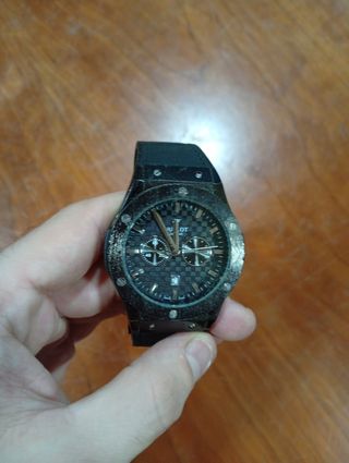 Reloj deportivo negro