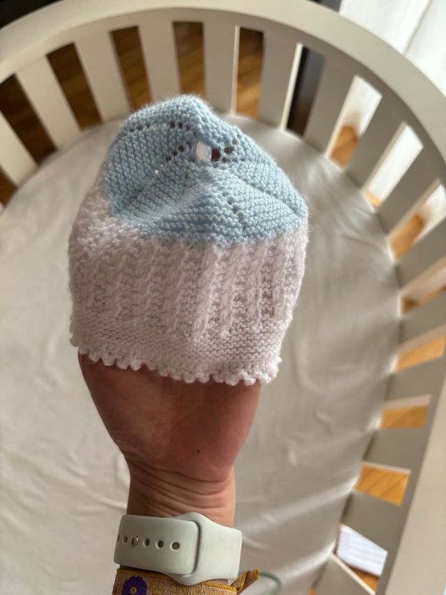 Conjunto bebé handmade: jersey y gorro