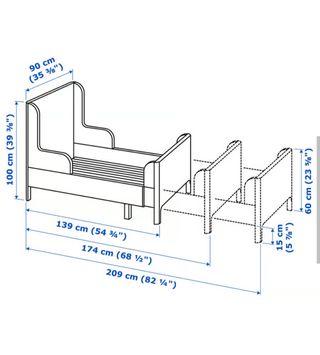 2 camas con colchón Ikea-Busunge Leer Descripción
