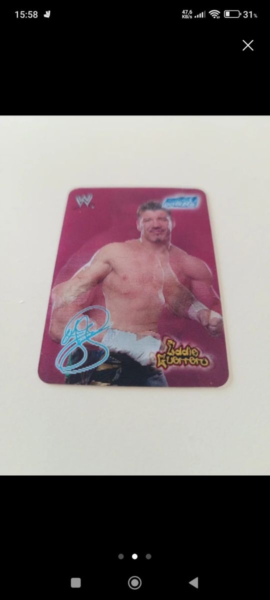 Carta WWF Eddie Guerrero