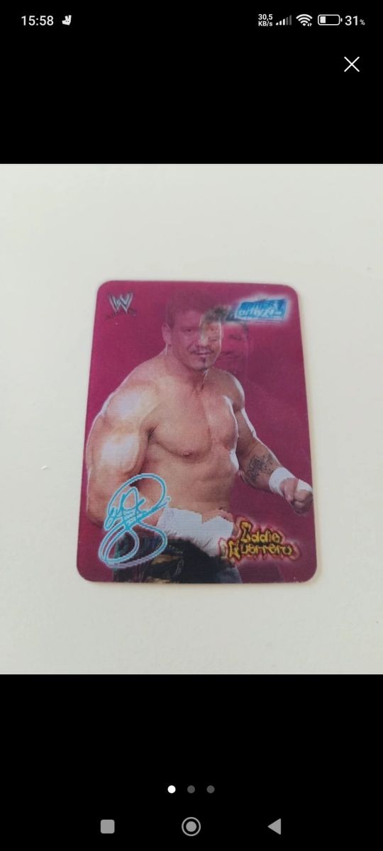 Carta WWF Eddie Guerrero