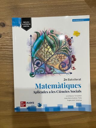 Matemàtiques Aplicades a les Ciències Socials 2...
