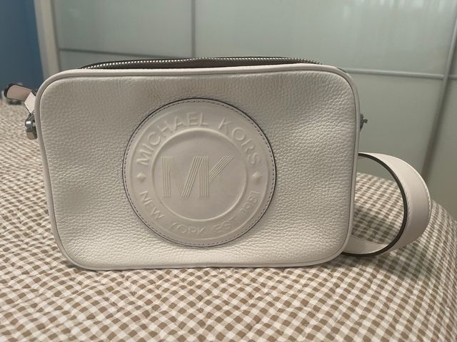 Bolso bandolera Michael Kors blanco