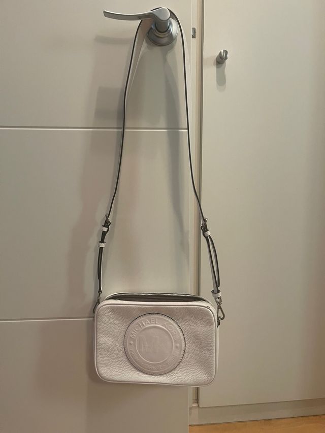 Bolso bandolera Michael Kors blanco