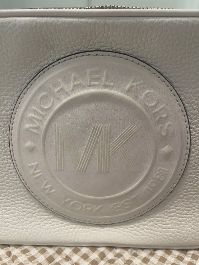 Bolso bandolera Michael Kors blanco