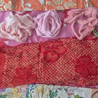 Kimono japonés vintage multicolor