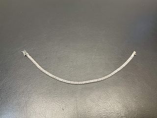 Pulsera oro blanco 18k