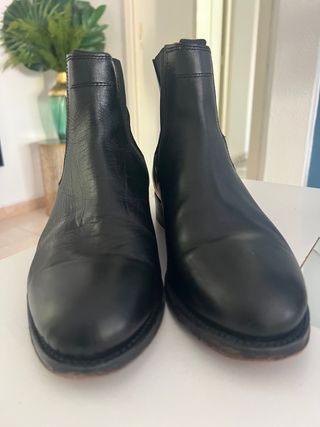 Botines Chelsea negros hombre