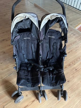 Silla gemelar Maclaren usada