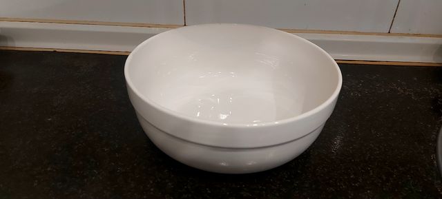 Vajilla porcelana blanca - 8 comensales