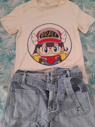 Camiseta Arale - Manga - Talla S