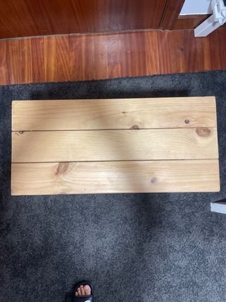 Mesa auxiliar madera - marrón