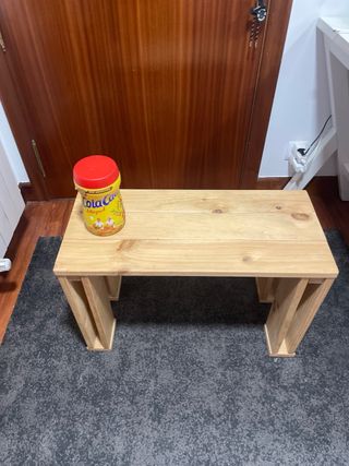 Mesa auxiliar madera - marrón