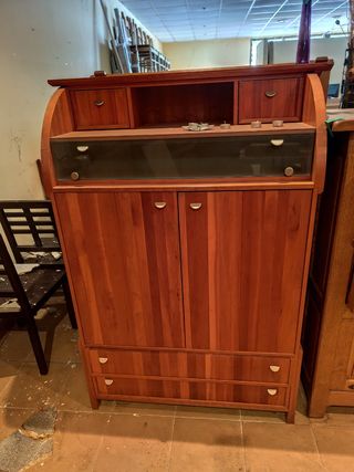 Mueble TV madera - estilo rústico