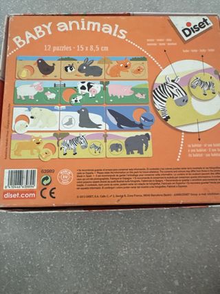 Puzzle Bebés Animales Diset