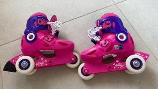 Patines niña Oxelo 26-28 y sus protecciones