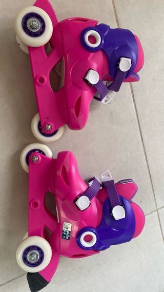 Patines niña Oxelo 26-28 y sus protecciones