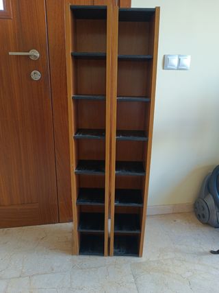 Estanteria discos - Madera, 2uds