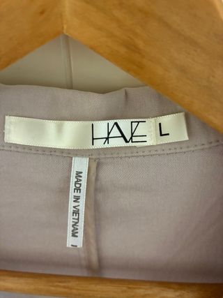 Blazer beige mujer