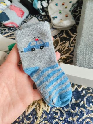 15 calcetines bebé niño.