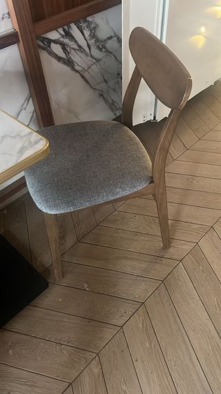 Sillas comedor Sklum - Gris&Marrón