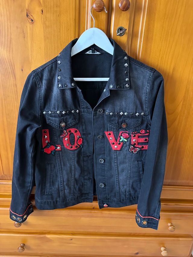 Chaqueta vaquera Desigual negra