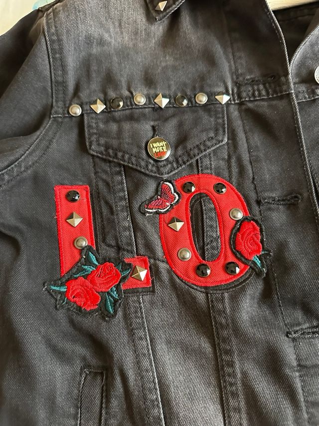 Chaqueta vaquera Desigual negra