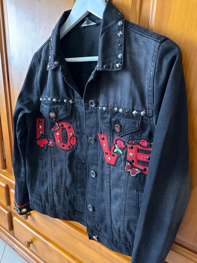 Chaqueta vaquera Desigual negra