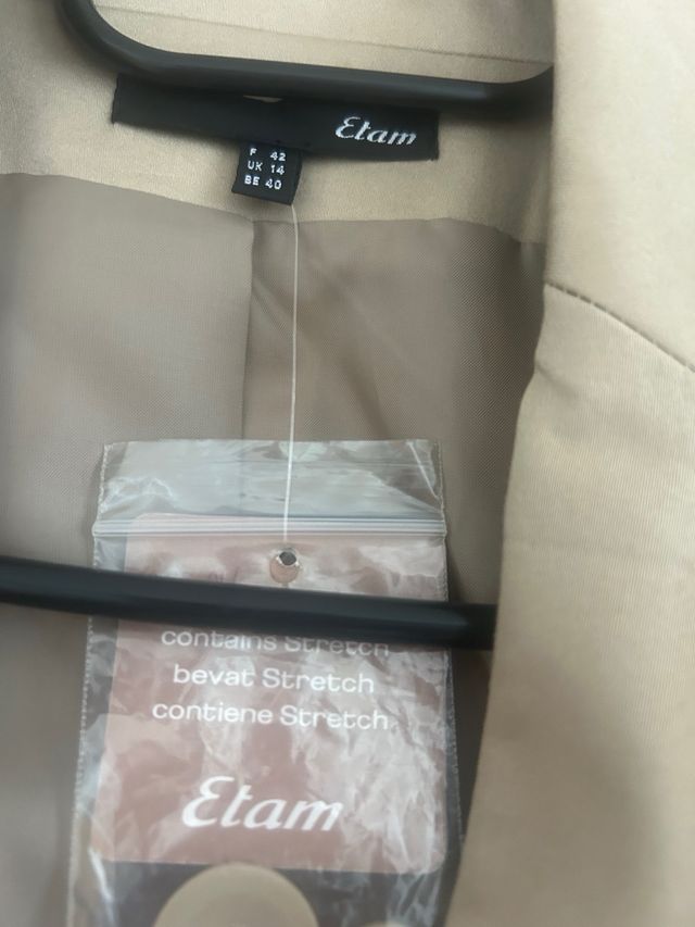 Chaquetas  Blazer Etam beige 42 o 40
