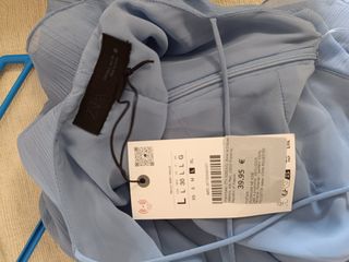 Vestido midi volantes zara talla L