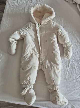 Buzo bebé invierno de Zara. talla recién nacido
