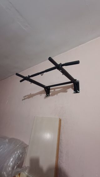 Barra Dominadas Pared