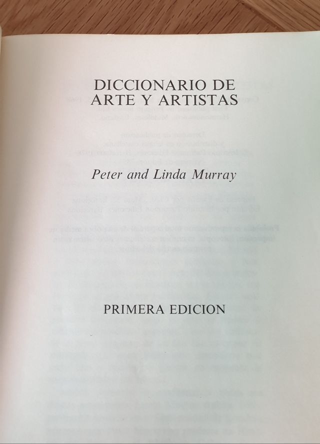 Diccionario de artes y artistas