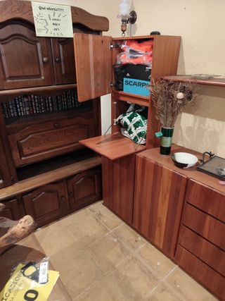 Mueble Comedor Madera Cerezo