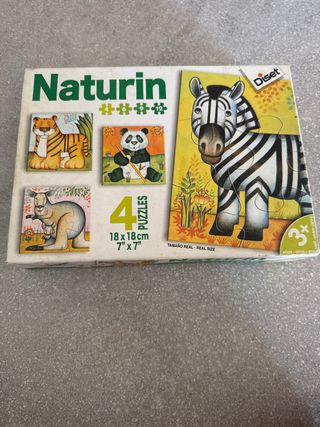 Puzzle Naturin animales (4x18cm)