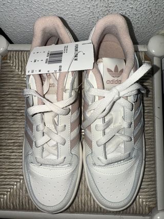 Zapatillas Adidas Forum - Beige/Blanco