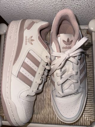Zapatillas Adidas Forum - Beige/Blanco
