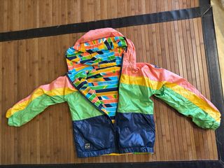 Chaqueta cortavientos Boboli multicolor reversible