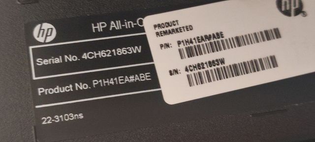 Ordenador sobremesa HP blanco tipo: TPC P050-21