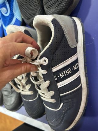 4 pares zapatillas niño - usadas
número:32