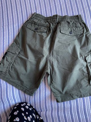 Stone Island - Pantalón corto verde oliva