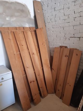 Lote de  madera  antigua
