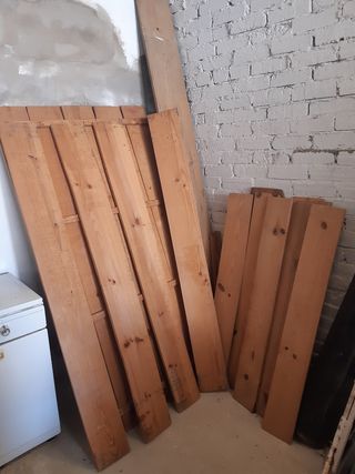 Lote de  madera  antigua