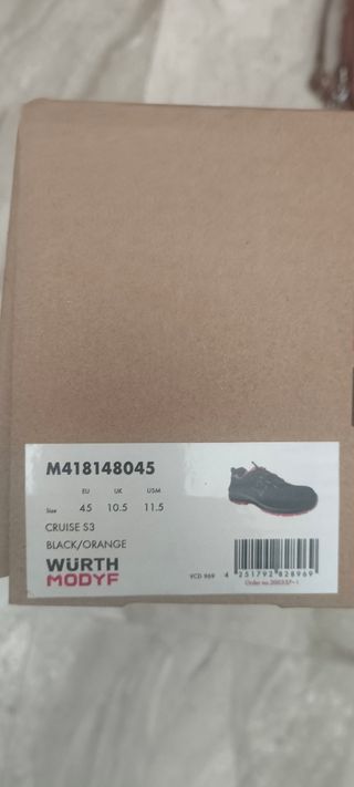 Zapatos seguridad Wurth ModYF nº45