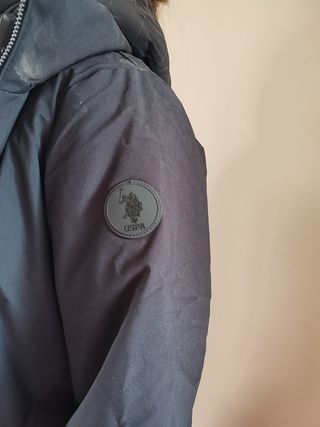 Parka negra U.S. Polo Assn.