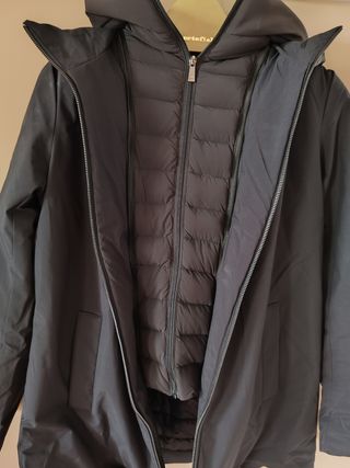 Parka negra U.S. Polo Assn.