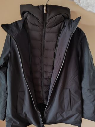 Parka negra U.S. Polo Assn.