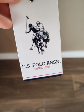 Parka negra U.S. Polo Assn.