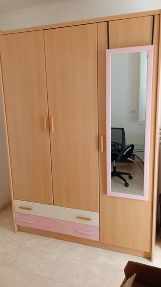 Armario ropero infantil madera