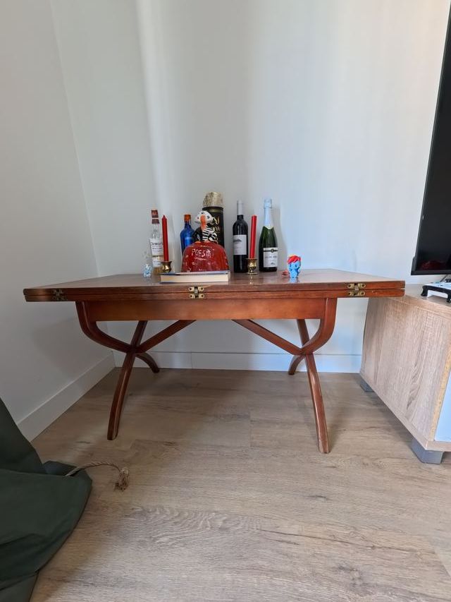 Mesa plegable de madera - Marrón